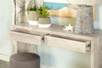 Home & Sleep Outlet - Rickman 2-drawer Wood Entryway Console Table White Washed
