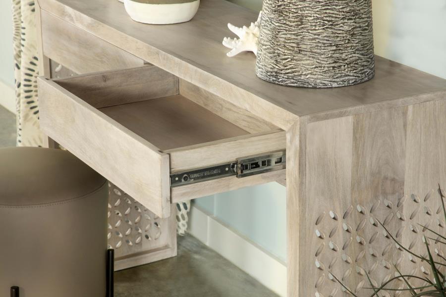Home & Sleep Outlet - Rickman 2-drawer Wood Entryway Console Table White Washed