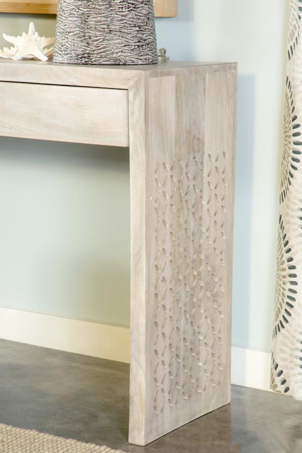 Home & Sleep Outlet - Rickman 2-drawer Wood Entryway Console Table White Washed