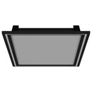 Windrose 28 x 67 Inch Tempered LED Standing Mirror Black