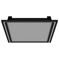 Windrose 28 x 67 Inch Tempered LED Standing Mirror Black