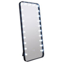 Canton 32 x 71 Inch LED Standing Mirror with Speakers Black