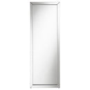 Soline 22 x 61 Inch Framed Standing Floor Mirror Silver
