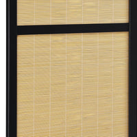 Pearce 4-panel Bamboo Room Divider Folding Screen Natural