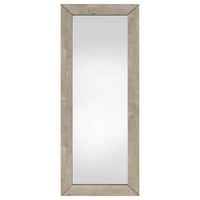 Cadence Tempered Glass Full Length Mirror Grey Washed Oak
