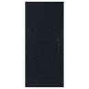 Zayan 32 x 71 Inch Floor Mirror LED Lighting Black Gloss