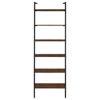 Owens 96-inch 6-shelf Wall Bookshelf Walnut