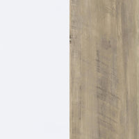 Dalton 65-inch 6-shelf Bookcase White and Distressed Pine