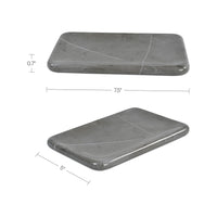 Petra Marble Catchall Grey Marble