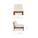Pierce Accent Chair Flecked Beige