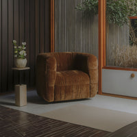 Robson Swivel Chair Toffee