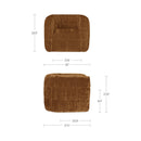 Robson Swivel Chair Toffee