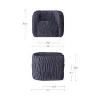 Robson Swivel Chair Navy
