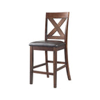Alex-Counter-Side-Chair-W/Brown-PU-Espresso-(2-Per-Pack)