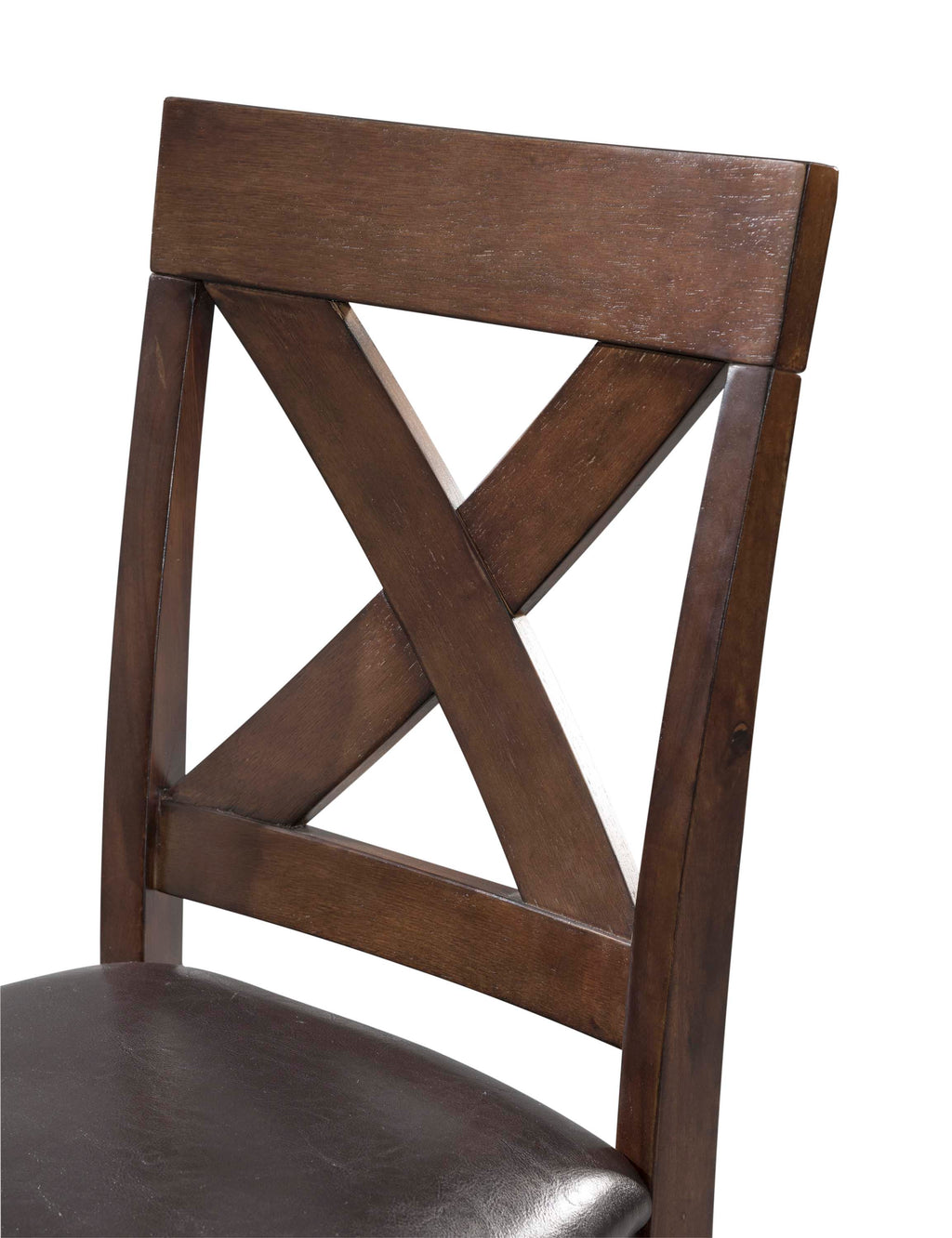 Alex-Counter-Side-Chair-W/Brown-PU-Espresso-(2-Per-Pack)