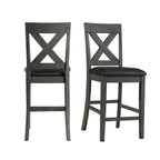 Alex-Counter-Side-Chair-W/Black-PU-Grey-(2-Per-Pack)