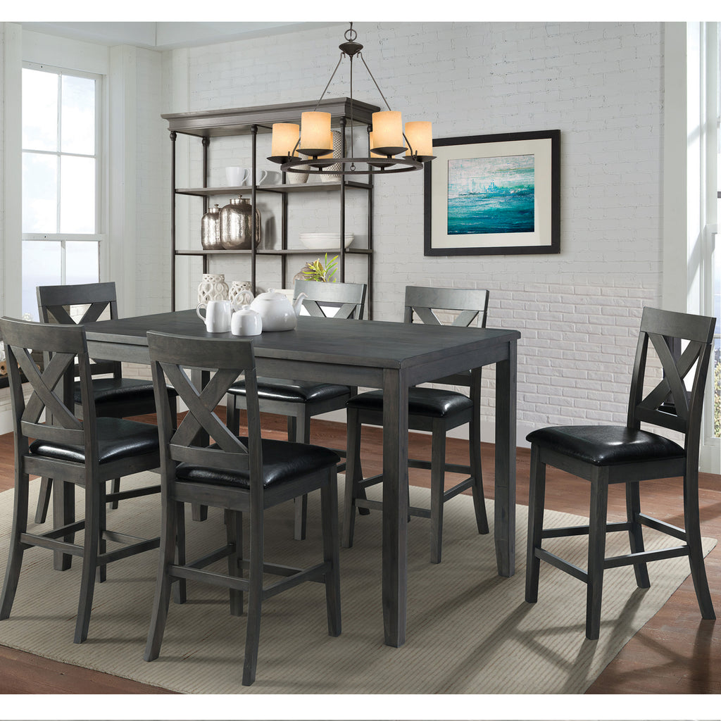 Alex-Counter-Side-Chair-W/Black-PU-Grey-(2-Per-Pack)