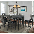 Alex-Counter-Side-Chair-W/Black-PU-Grey-(2-Per-Pack)