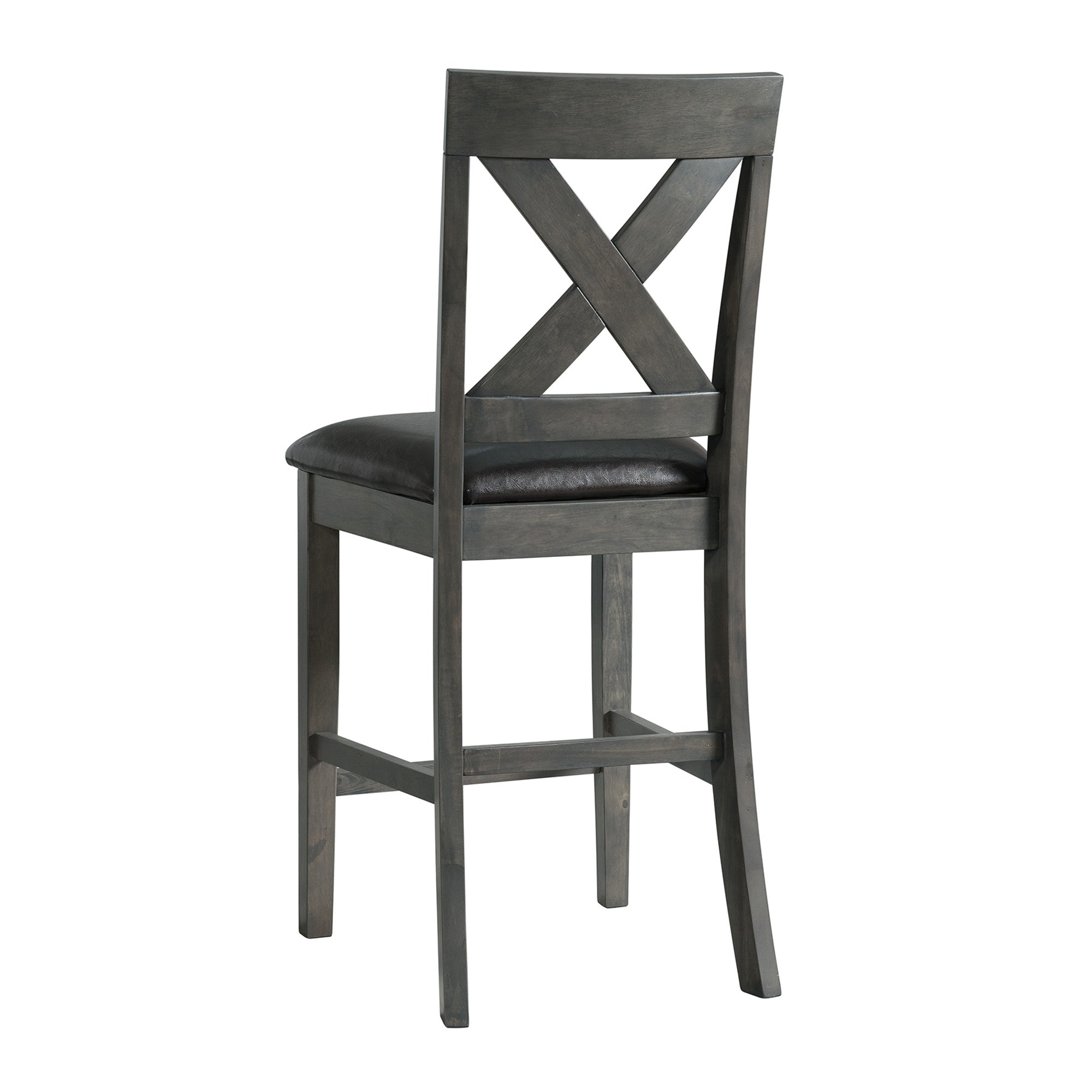Alex-Counter-Side-Chair-W/Black-PU-Grey-(2-Per-Pack)