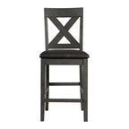 Alex-Counter-Side-Chair-W/Black-PU-Grey-(2-Per-Pack)