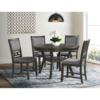 Amherst 5-piece Dining Set in Grey Table & Four Chairs