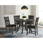 Amherst-Dining-Table-w/Wood-Leg-Grey-Finish