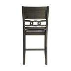 Amherst-Counter-Side-Chair-W/Fabric-Cushion-Grey-Finish-(2-Per-Pack)