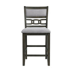 Amherst-Counter-Side-Chair-W/Fabric-Cushion-Grey-Finish-(2-Per-Pack)