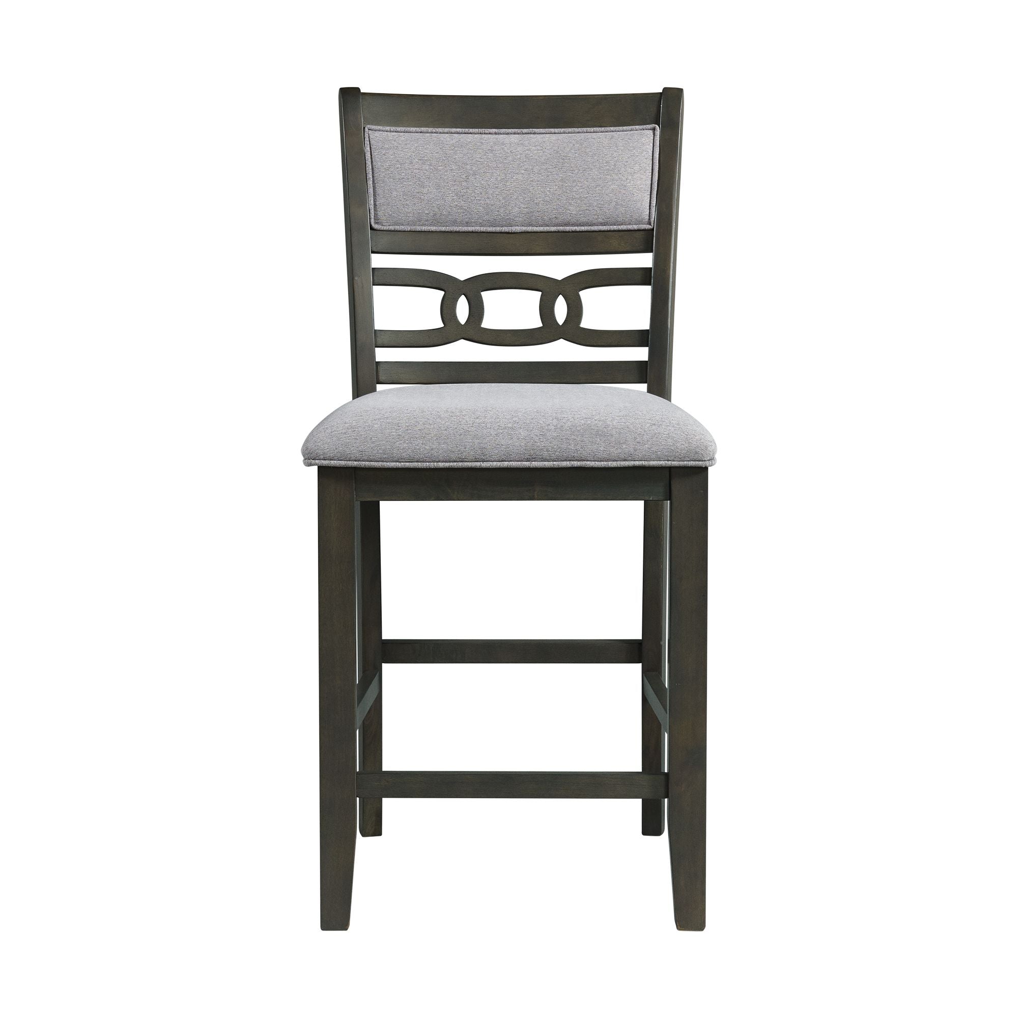 Amherst-Counter-Side-Chair-W/Fabric-Cushion-Grey-Finish-(2-Per-Pack)
