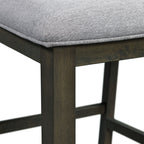 Amherst-Counter-Side-Chair-W/Fabric-Cushion-Grey-Finish-(2-Per-Pack)