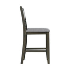 Amherst-Counter-Side-Chair-W/Fabric-Cushion-Grey-Finish-(2-Per-Pack)