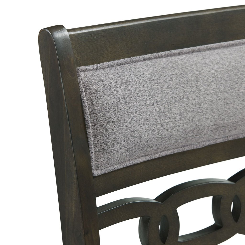 Amherst-Counter-Side-Chair-W/Fabric-Cushion-Grey-Finish-(2-Per-Pack)