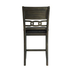 Amherst-Counter-Side-Chair-W/PU-Cushion-Grey-Finish-(2-Per-Pack)