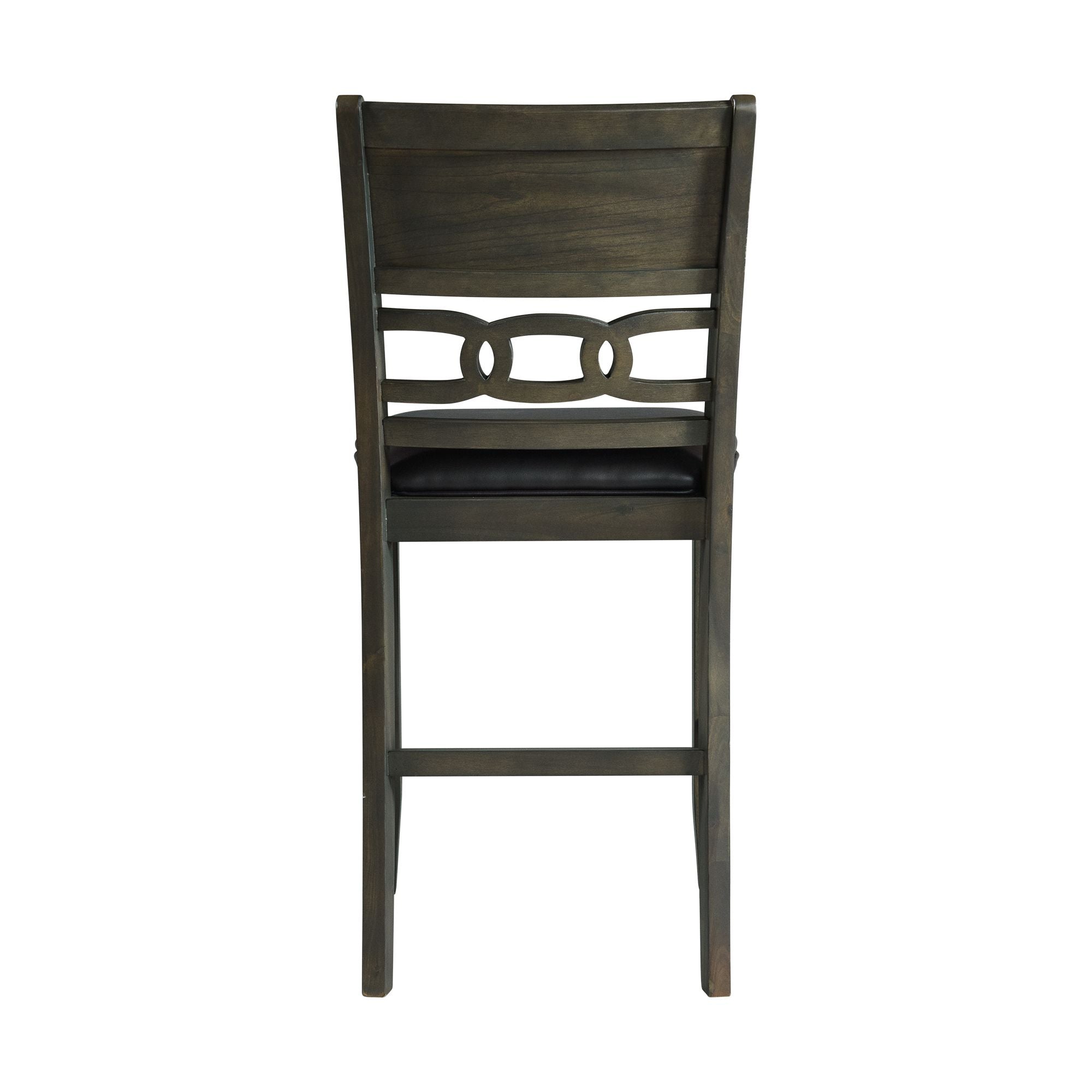 Amherst-Counter-Side-Chair-W/PU-Cushion-Grey-Finish-(2-Per-Pack)