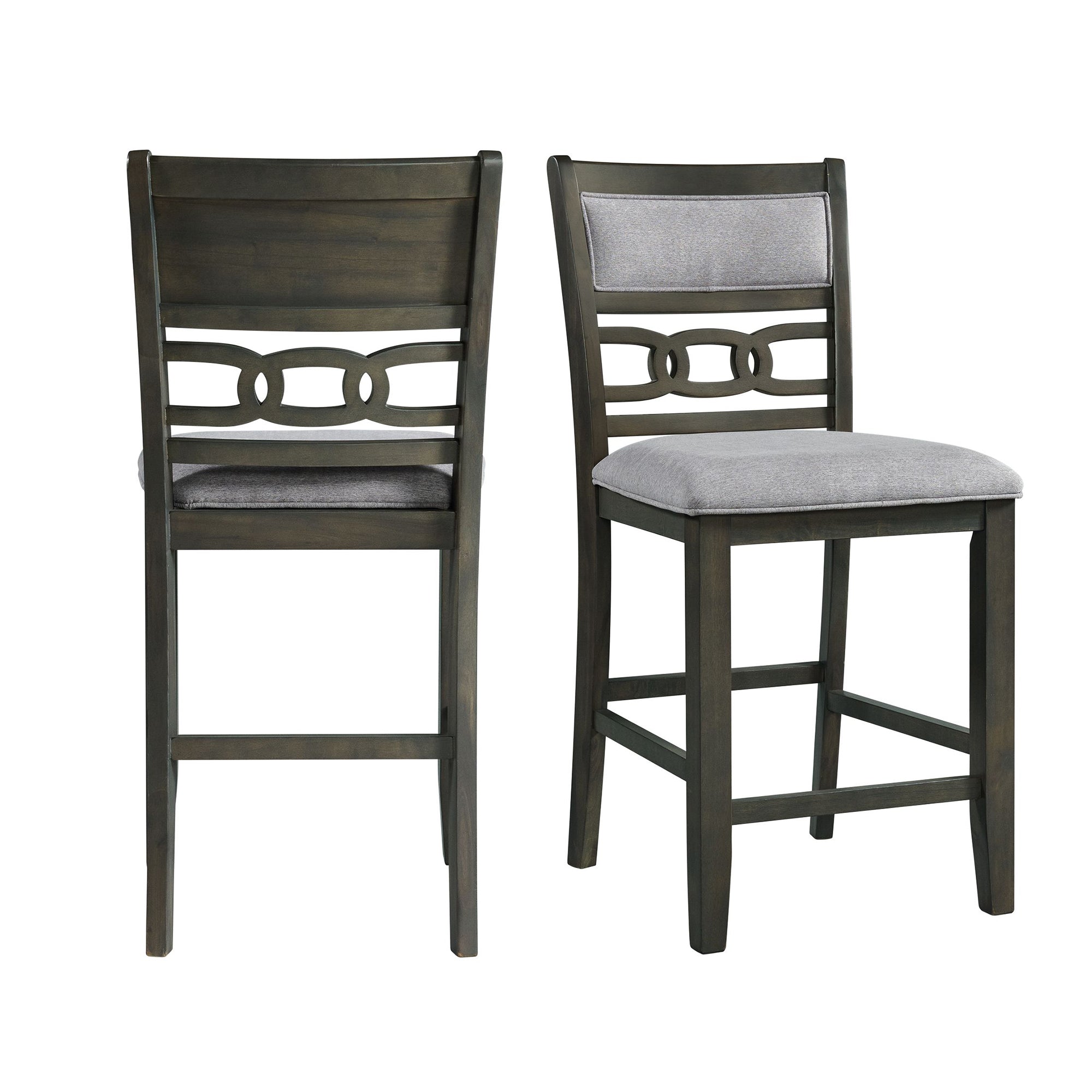 Amherst-Counter-Side-Chair-W/Fabric-Cushion-Grey-Finish-(2-Per-Pack)