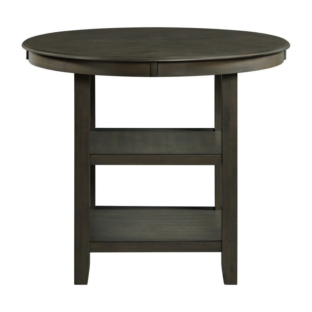 Amherst-Counter-Table-w/Wood-Leg-Grey-Finish