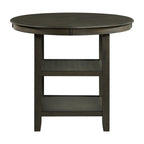 Amherst-Counter-Table-w/Wood-Leg-Grey-Finish