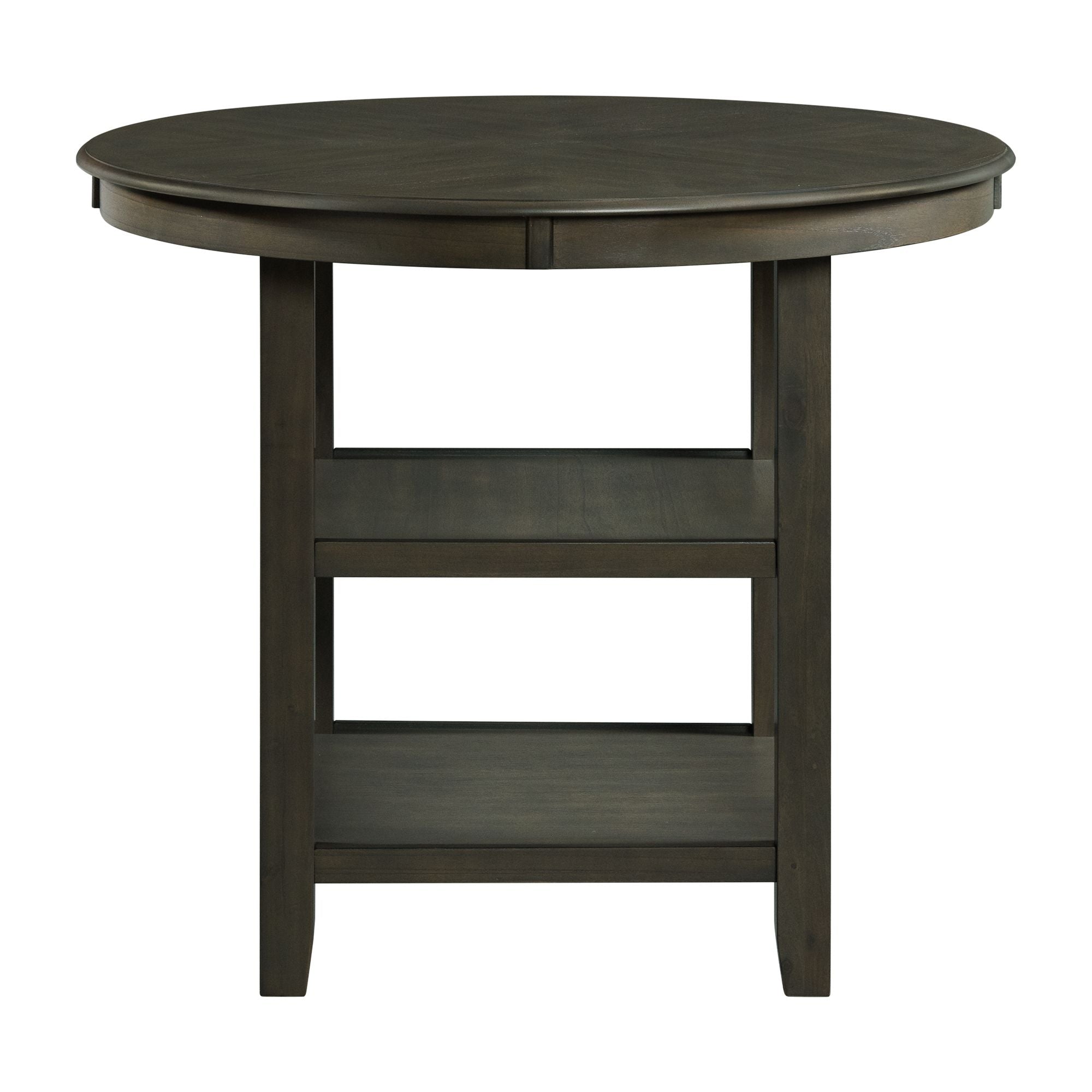 Amherst-Counter-Table-w/Wood-Leg-Grey-Finish