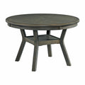 Amherst-Dining-Table-w/Wood-Leg-Grey-Finish
