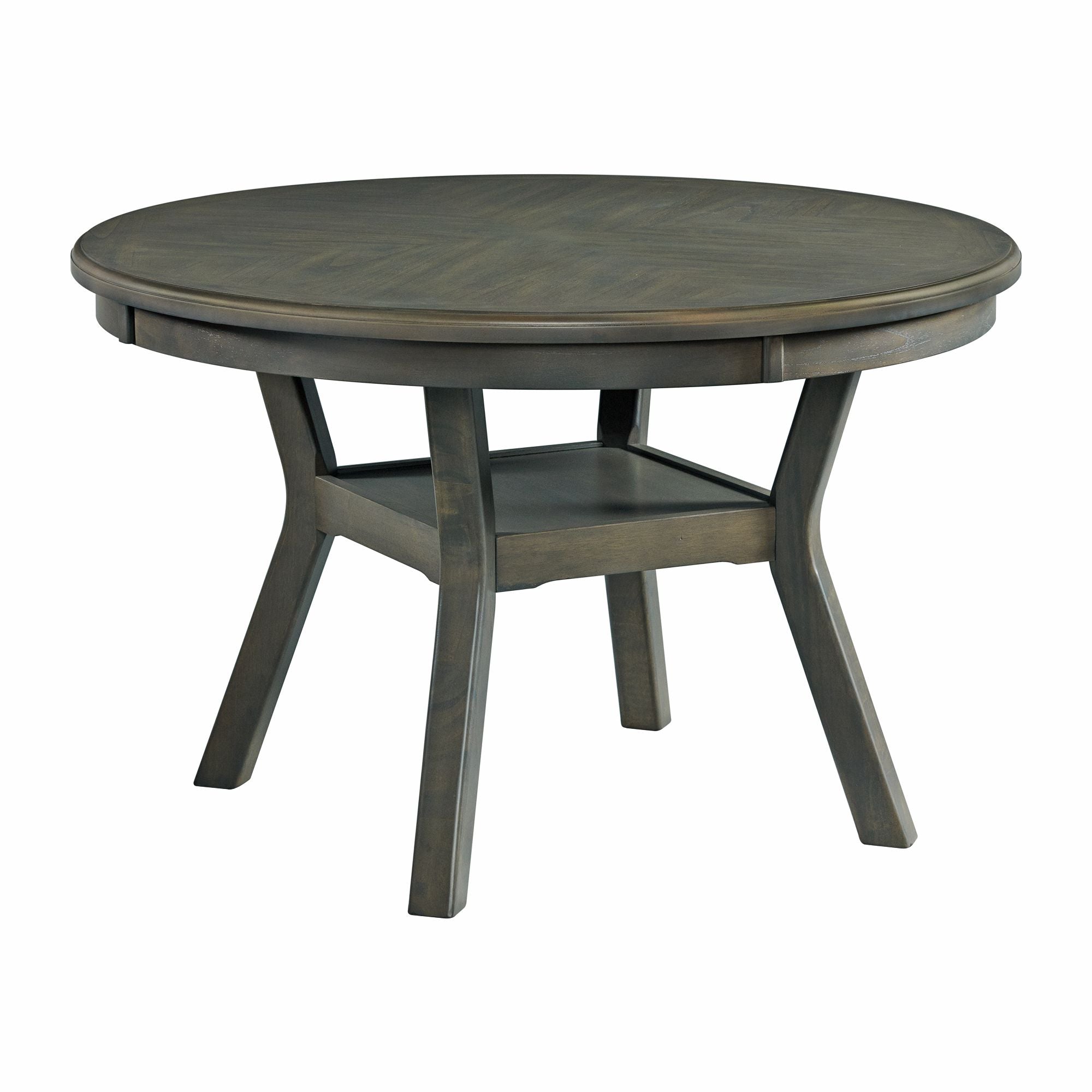 Amherst-Dining-Table-w/Wood-Leg-Grey-Finish