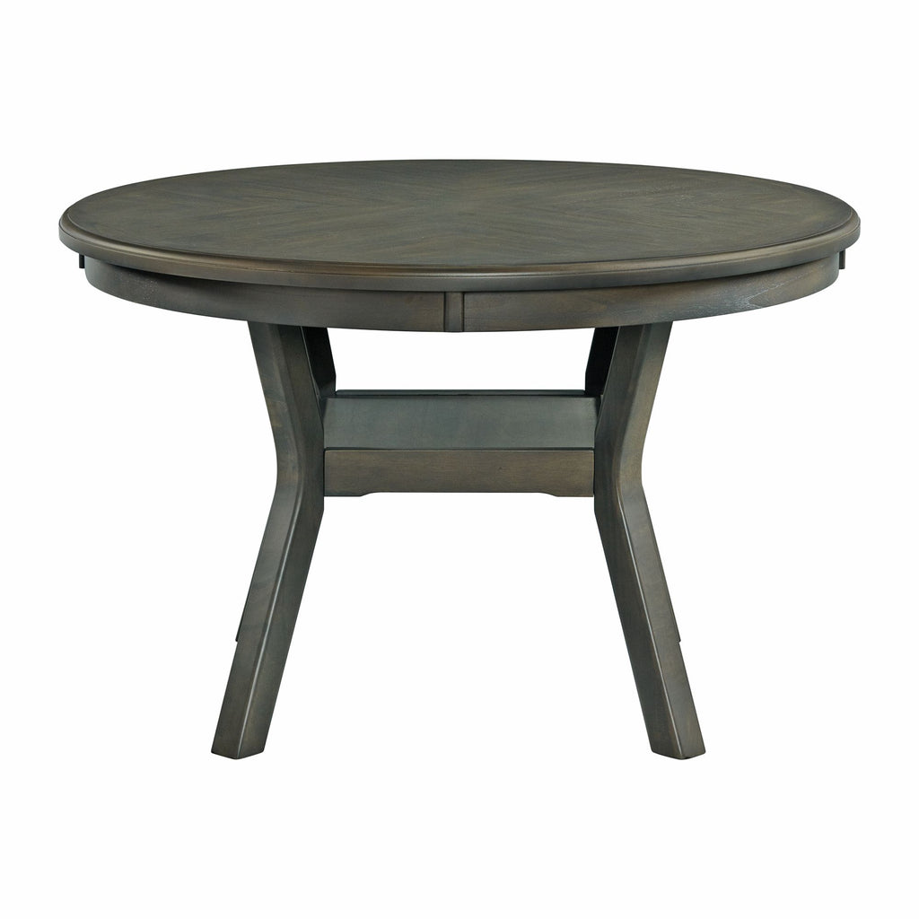 Amherst-Dining-Table-w/Wood-Leg-Grey-Finish