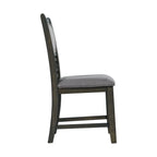 Amherst-Dining-Side-Chair-W/Fabric-Cushion-Side-Stretcher-Grey-Finish-(2-Per-Pack)