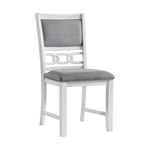 Amherst-5PC-Dining-Set-with-Round-Table-and-4-Grey-Fabric-Chairs-in-White