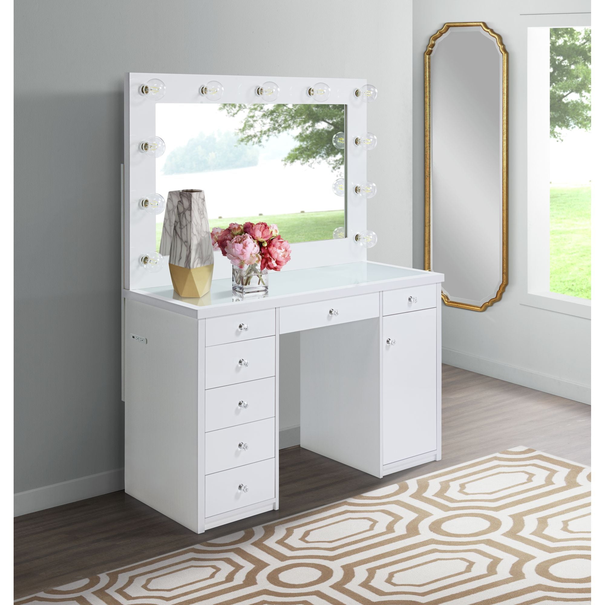Amia-Complete-Dressing-Table-with-Lightbulbs