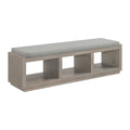 Arcadia-Dining-Bench-with-Light-Grey-Fabric-in-Grey
