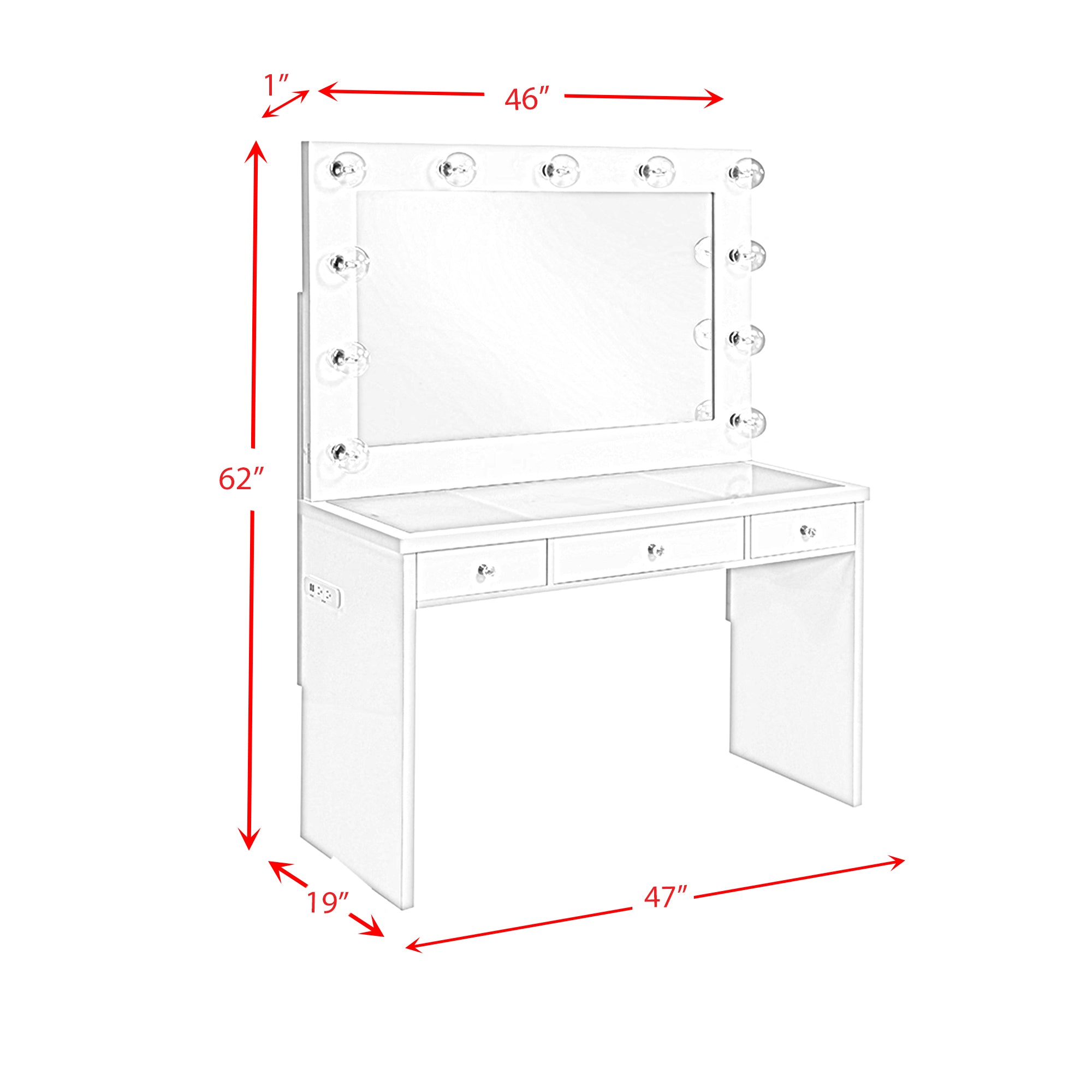 Ariana-Complete-Dressing-Table-with-Lightbulbs