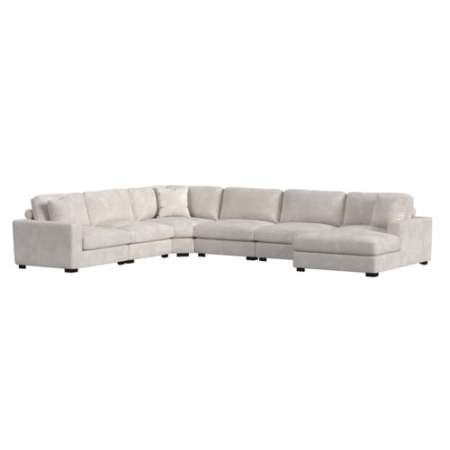 Arizona-Modular-RHF-Chaise-with-1-pillow-20""-in-Steno-Beige