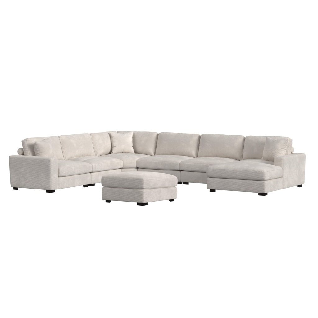 Arizona-Modular-LHF-Armchair-with-1-pillow-20""--in-Steno-Beige