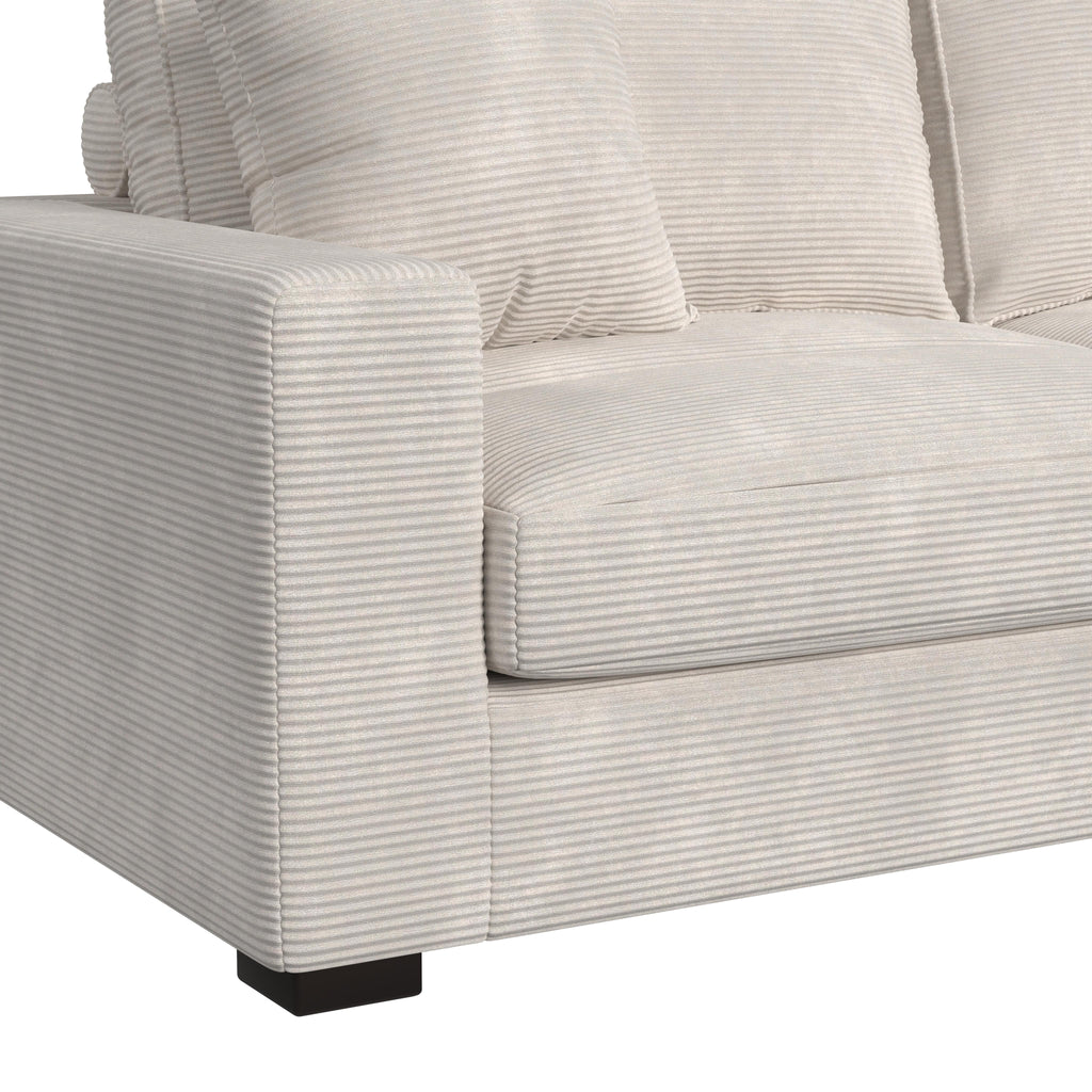 Arizona-Modular-LHF-Armchair-with-1-pillow-20""--in-Steno-Beige