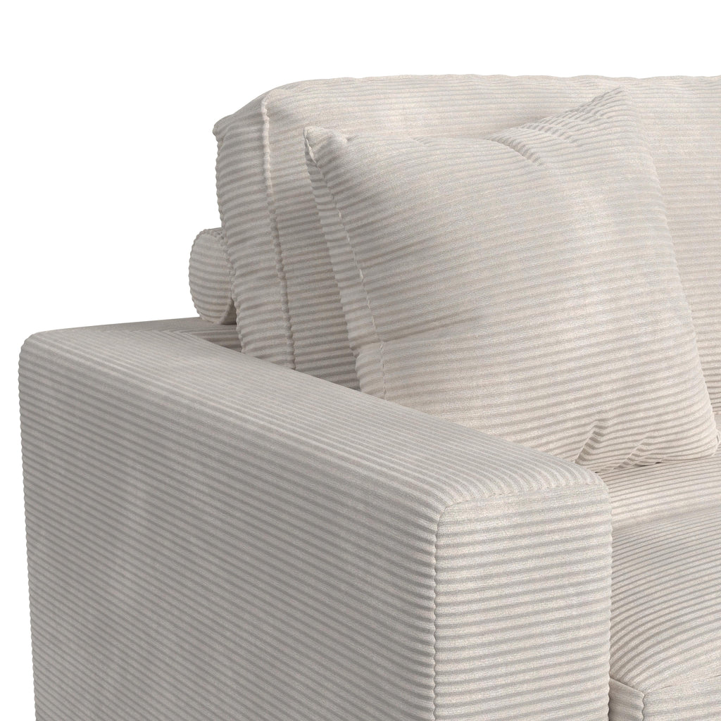 Arizona-Modular-LHF-Armchair-with-1-pillow-20""--in-Steno-Beige